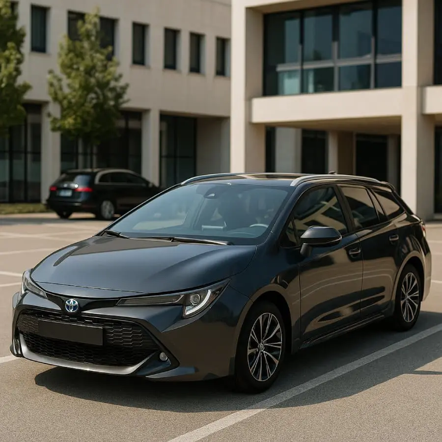 Agence M Com Marseille LMG Courtage Marseille Courtier Automobile voiture Toyota corolla break parking